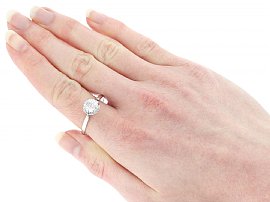 Wearing 1.70 carat Diamond Ring