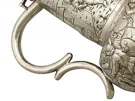 German Silver Flagon - Antique Circa 1870