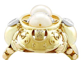 Pearl & Yellow Gold Ring