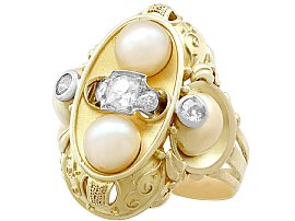 Pearl & Yellow Gold Ring