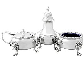 Sterling Silver Condiment Set - Vintage Elizabeth II (1967)