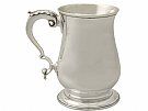 Sterling Silver Pint Mug - Antique Georgian (1761)