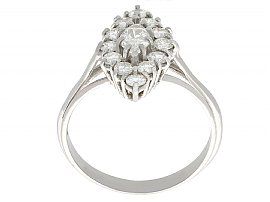 1960s Diamond Ring in white gold