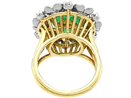 1920s Emerald Ring 18k Yellow Gold