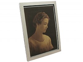 Sterling Silver Photograph Frame - Antique Circa 1935