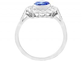 Sapphire Cluster Ring Vintage
