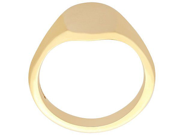 Vintage Signet Ring | Mens Gold Jewellery | AC Silver