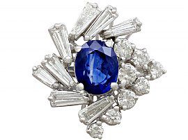Sapphire and Diamond Ring Vintage