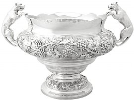 Sterling Silver Presentation Bowl -  Antique George V (1913)