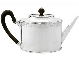 Dutch Silver Teapot - Antique 1801
