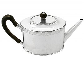 silver dutch teapot