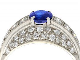  Sapphire and Diamond Dress Ring