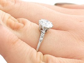 1940's Diamond Engagement Ring 