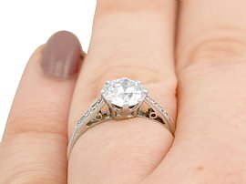 1940's Diamond Engagement Ring 