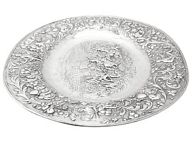 Sterling Silver Charger Plate For sale 
