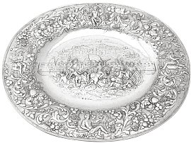Size Of Silver Charger Plate