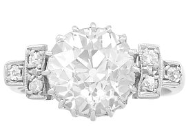 vintage diamond ring 3 carat