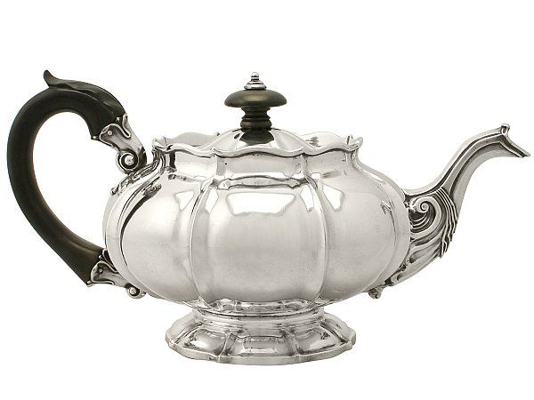 Sterling Silver Teapot - Antique George IV