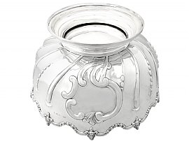 Monteith Style Silver Bowl