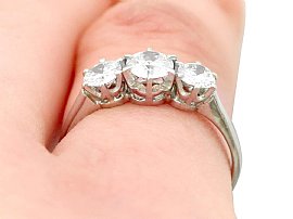 1930s Diamond Ring Wearing