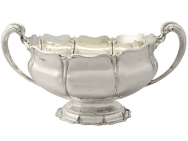 Sterling Silver Presentation Bowl / Centrepiece -  Antique Edwardian