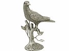 Mexican Sterling Silver Bird Table Ornament - Vintage Circa 1955
