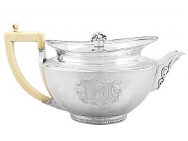 Sterling Silver Teapot by John Emes - Antique George III