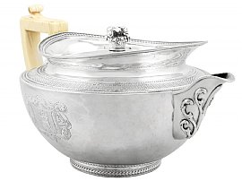 Antique Georgian Sterling Silver Teapot