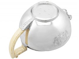 Georgian Sterling Silver Teapot Underside 