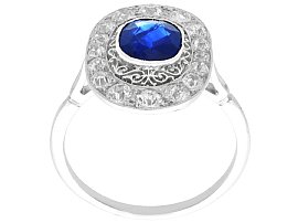 Sapphire Dress Ring in Platinum