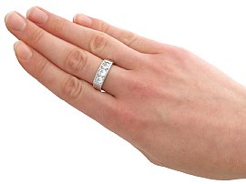 Wearing 1930s Diamond Ring