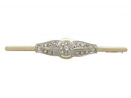 1930s Yellow Gold and Diamond Brooch
