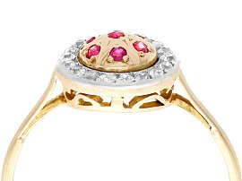 ruby and diamond dress ring