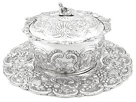 Sterling Silver Covered Serving Dish - Antique George III