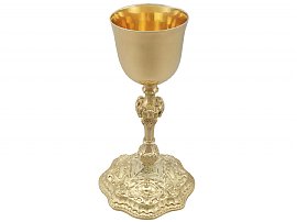 Sterling Silver Gilt Chalice - Antique George III