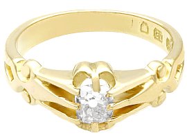 Gold Engagement Ring