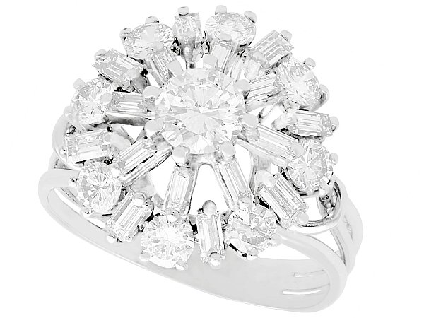 1960s Diamond Cocktail Ring