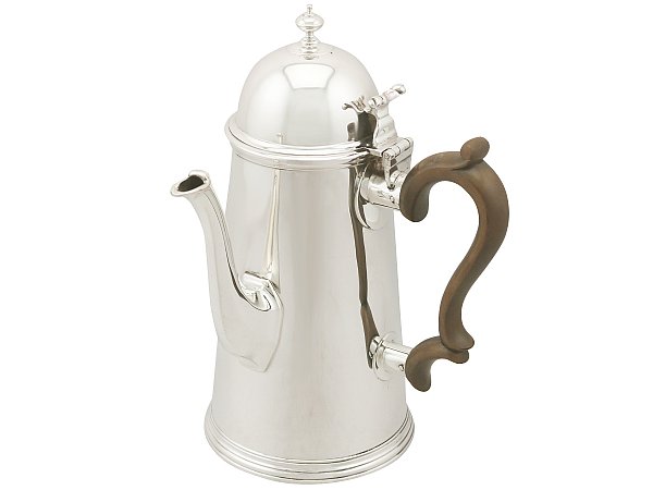 Sterling Silver Coffee Pot - Antique Edwardian (1907)