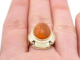 Vintage Amber Ring