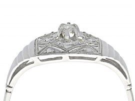 Diamond Dress Ring in 18k White Gold