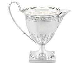 Sterling Silver Cream Jug by Henry Chawner - Antique George III (1794)
