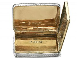 Sterling Silver Vinaigrette by Nathaniel Mills - Antique William IV