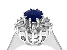 vintage sapphire ring with diamonds
