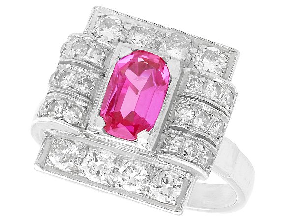 Pink Sapphire Dress Ring 