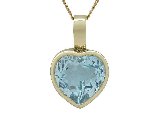 Topaz Heart Pendant | Topaz Jewellery 