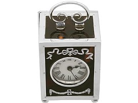 Antique Tortoiseshell Clock 
