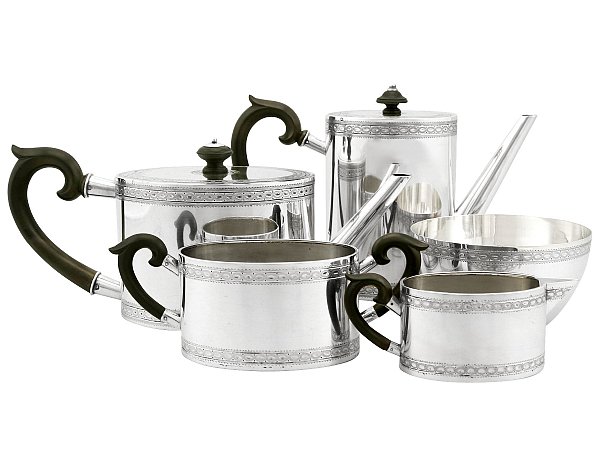 European Silver Tea and Coffee Set