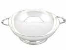 Sterling Silver Fruit Bowl by Cooper Brothers & Sons Ltd - Art Deco - Antique George VI (1937)