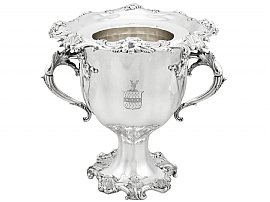 Sterling Silver Wine Cooler - Antique Victorian
