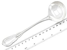 Silver Sauce Ladles with Ruler